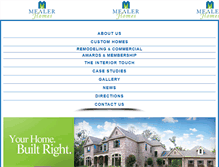 Tablet Screenshot of mealerhomes.com